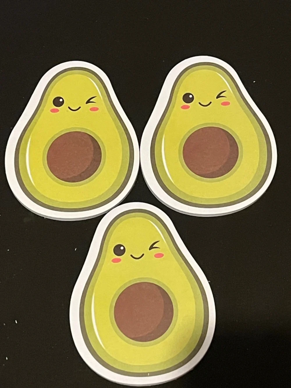 Pick (1) 90 Pc Kawaii Fruit Sticky Note Set -  Pineapple, Avocado, Strawberry,